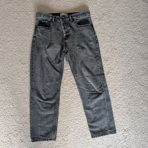 Everlane Grey Black Boyfriend Jeans